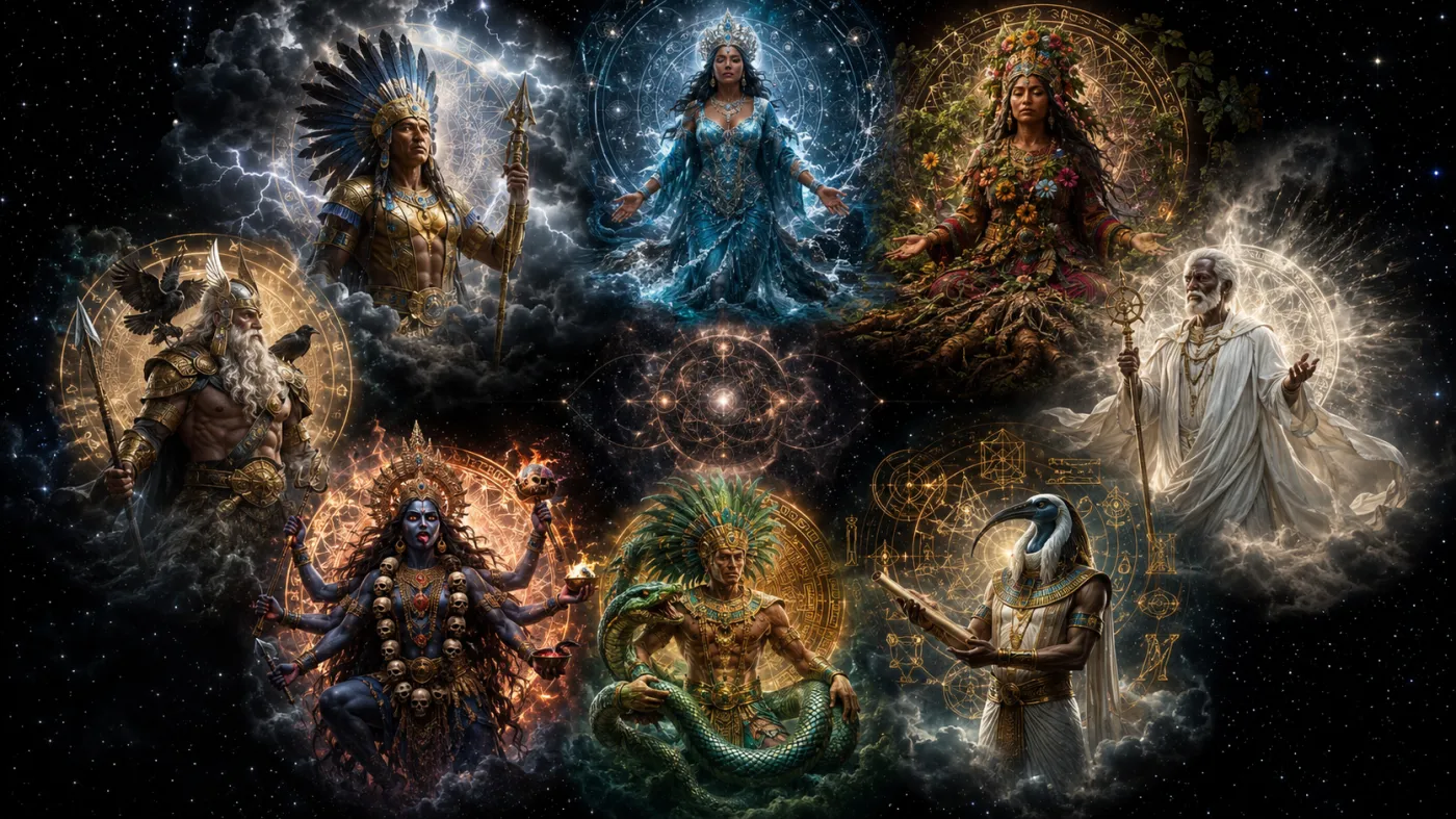 Hierarquia Cósmica das Divindades: 7 Níveis das Almas ao Inefável